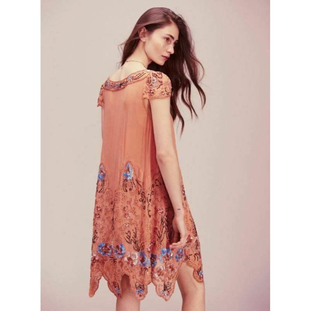 Free People Magic Garden Embellished Slip Dress XS - Picture 2 of 4